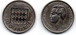 MA 19957 / Monaco 100 Francs 1956 SUP - 1949-1956 Old Francs