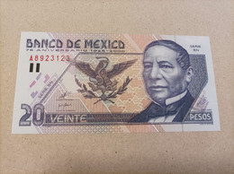 Billete De México 20 Pesos Serie A, Año 2000, Conmemorativo, UNC - Mexique