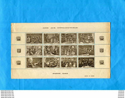 ERINNOPHILIE-bloc Feuillet-Paris 1943""-aide Aux Intellectuels""!!-12 Vignettes*** Différentes Illustrées - Blocks & Sheetlets & Booklets