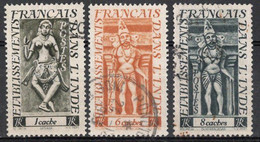 INDE Timbres-poste N°236 & 239 à 240 Oblitérés TB Cote 2€75 - Used Stamps