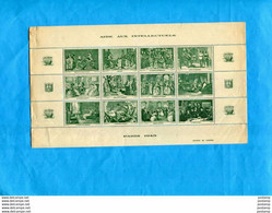 ERINNOPHILIE-bloc Feuillet-Paris 1943""-aide Aux Intellectuels""!!-12 Vignettes***- Illustrées  Différentes - Blocks & Sheetlets & Booklets