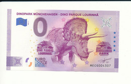 Billet Touristique 0 Euro - DINOPARK MÜNCHEHAGEN - DINO PARQUE LOURINHÃ - MECG - 2020-2 -  N° 4307 - Autres & Non Classés