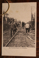 AK 1909 Cpa Eisenbahnunglück Bei Herlisheim Gruss Aus Gruß Deutsches Reich Elsass Accident De Train Animée Voyagée - Other & Unclassified