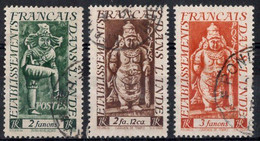 INDE Timbres-poste N°246, 248 & 249 Oblitérés TB Cote : 5€50 - Gebruikt