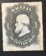 1876 - Brazil - Emperor Dom Pedro  - 200R - - Ongebruikt