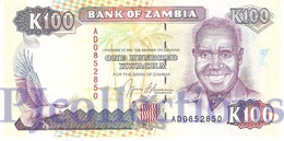 ZAMBIA 100 KWACHA 1991 PICK 34 UNC - Zambie