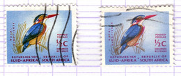 RSA+ Südafrika 1961 Mi 287A-187C Eisvogel - Used Stamps