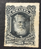 1877 - Brazil - Emperor Dom Pedro II - 200R - New - Ungebraucht