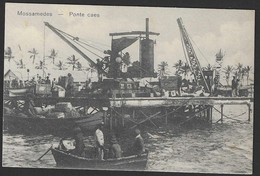 Postal Angola - Mossamedes - Ponte De Embarque, Cais De Carga, Ponte Caes - CPA Animé Bateaux Piers Boats - Angola