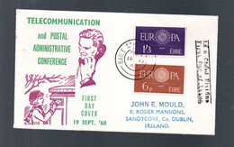 Irland/CEPT 1960 Satz 146/47 Luxus Gebraucht Auf FDC - Brieven En Documenten