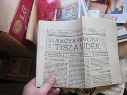 Kanjiza Magyarkanizsai Tiszavidek 1941 WW2 Backa Okupation Rare - Andere & Zonder Classificatie