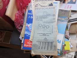 Deutschland IV Olympische Winterspiele 1936 Garmisch Partenkirchen - Programmes