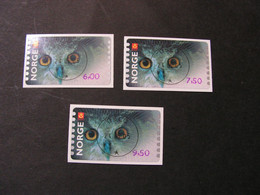 Norwegen Automatenmarken Posten/Lot Gestempelt 3 X MiNr. 5 - Timbres De Distributeurs [ATM]