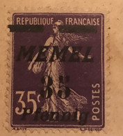 MEMEL - 1922 — 35 Pfennig - Nuevos