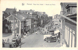 Belgique - Hannut - Place Henri Hallet - Marché Au Pors - Edit. Pap. J. Mathy Thonon - Nels - Carte Postale Ancienne - Hannut