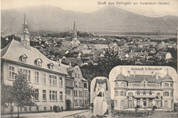 Gruss Aus Ihringen Am Kaiserstuhl - Schule - Schloss Lilienhof - Feldpost - Ihringen