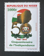 Niger 2010 Mi. 2015 Cinquantenaire De L'Indépendance Unabhängigkeit 1960 - 50 Ans MNH ** 1 Val. - Niger (1960-...)