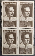 C 497 Brazil Stamp President Tito Of Yugoslavia Personality 1963 Block Of 4 - Other & Unclassified