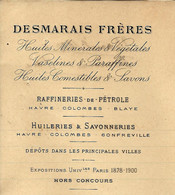 1908 ENTETE Desmarais Fr. Huiles Le Havre =>Vairet Baudot Briqueterie Devenue Eco Musée à Ciry Le Noble Saone Et Loire - 1900 – 1949