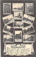 Pays Bas - Wormerveer - Edit. M.A.F. - Multivue - Moulin - Bateau - Carte Postale Ancienne - Autres & Non Classés