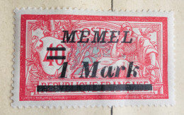 MEMEL - 1922, Numéro Michel 64 - PLUSIEURS DÉFAUTS - Neufs