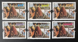 Tchad Chad Tschad 2012 Mi. A-F 2631 Case Mousgoum Habitat Hutte - Tschad (1960-...)