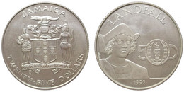 25 Dollars 1992 (Jamaica) Silver - Jamaica