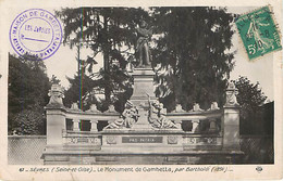 SEVRES - Le Monument De Gambetta - Sevres