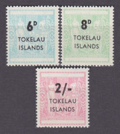 1966 Tokelau St1-St3 Overprint 7,50 € - Tokelau