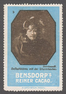 Painting Rembrandt / Self Portrait - Netherlands GERMANY Label Vignette Cinderella Bensdorp Cocoa Kassel - Rembrandt