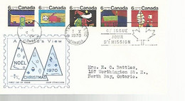 57768) Canada FDC Ottawa 1970 Postmark Cancel - 1961-1970