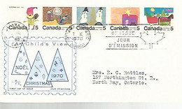 57769) Canada FDC Ottawa 1970 Postmark Cancel - 1961-1970