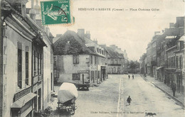 Bénévent L'abbaye , Place Onésime Gillet   ( Scan Recto Et Verso ) - Benevent L'Abbaye