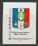 Union Nationale Des Combattants - BREST - 87é Congrès - Mai 2012 - Neufs