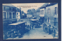 CPA [87] Haute-Vienne > Saint Sulpice Les Feuilles Courrier Autobus Voir Dos - Saint Sulpice Les Feuilles