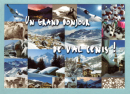 CP 73 - Un Grand Bonjour De Val Cenis ! - Multivues - Val Cenis