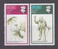 1973 Brunei 186-187 Winston Churchill - Sir Winston Churchill