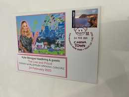 (4 Oø 32) Sydney World Pride 2023 - The Live & Proud Opening Concert (OZ Stamp) With Kylie Minogue - Briefe U. Dokumente