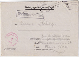 ALLEMAGNE / DEUTSCHLAND - 1940 - Kriegsgefangenen Brief Aus OFLAG VID (Münster) Nach Frankreich - Briefe U. Dokumente