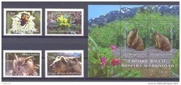 2012. Uzbekistan, Chatkal Nature Reserve, 4v + S/s, Mint/** - Uzbekistan