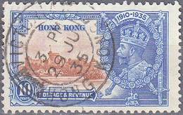 HONG KONG  SCOTT NO 149  USED YEAR 1935 - Used Stamps