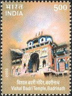 India 2003 Temple Architecture Complete Badrinath TEMPLE 1v STAMP, Monuments MNH As Per Scan Ex Rare - Hinduismus