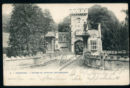 Carte Postale Adressée à HENRI BAELS Ou ANNA DEVISSCHER - Belgique -Pepinster -Entrée Du Château Des Mazures (CP22323OK) - Pepinster