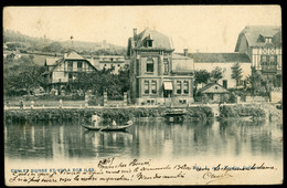 Carte Postale Adressée à HENRI BAELS Ou ANNA DEVISSCHER - Belgique - Yvoir - Chalet Suisse Et Villa Des Iles (CP22325OK) - Yvoir