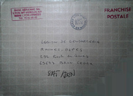 O 18   Lettre Base Aerienne 942 - Military Airmail