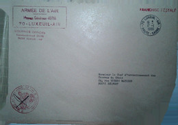 O 18   Lettre Luxeuil Air - Military Airmail