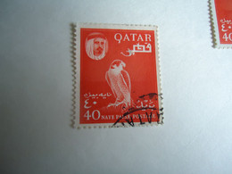 QATAR   USED STAMPS      BIRD BIRDS - Fenicotteri