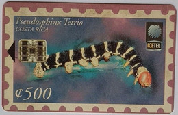 Costa Rica C500 "  Pseudosphinx Tetrio ( 1st Edition ) " - Costa Rica