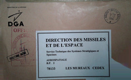 O 19   Lettre Pour  Direction Des Missiles - Militaire Luchtpost