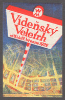 Czechoslovakia LANGUAGE City Map Of Vienna Street Austria Wien Exhibition Fair CINDERELLA LABEL VIGNETTE 1929 - Sonstige & Ohne Zuordnung